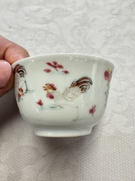 A varied collection of 13 Chinese famille rose wares, Yongzheng/Qianlong