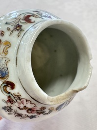 A varied collection of 13 Chinese famille rose wares, Yongzheng/Qianlong