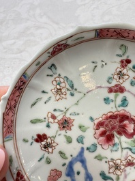 A varied collection of 13 Chinese famille rose wares, Yongzheng/Qianlong