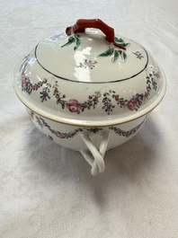 A varied collection of 13 Chinese famille rose wares, Yongzheng/Qianlong