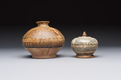 A group of 12 Sukhothai and Sawankhalok ceramics, Thailand, 15th C. and later