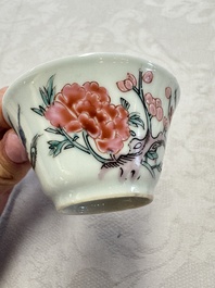 A varied collection of 13 Chinese famille rose wares, Yongzheng/Qianlong