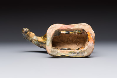 A Chinese sancai-glazed horse, probably Tang