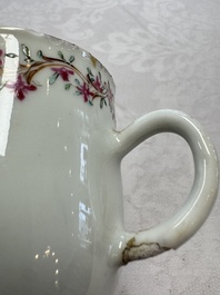 A varied collection of 13 Chinese famille rose wares, Yongzheng/Qianlong