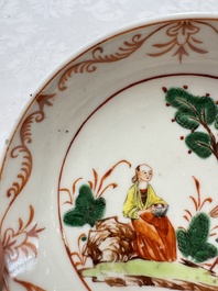 A varied collection of 13 Chinese famille rose wares, Yongzheng/Qianlong