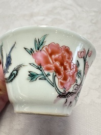 A varied collection of 13 Chinese famille rose wares, Yongzheng/Qianlong