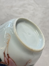 A varied collection of 13 Chinese famille rose wares, Yongzheng/Qianlong