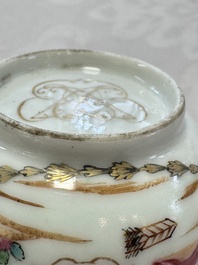 A varied collection of 13 Chinese famille rose wares, Yongzheng/Qianlong