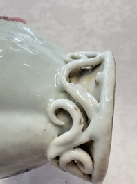 A varied collection of 13 Chinese famille rose wares, Yongzheng/Qianlong