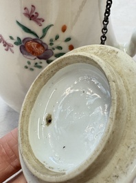 A varied collection of 13 Chinese famille rose wares, Yongzheng/Qianlong