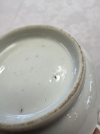 A varied collection of 13 Chinese famille rose wares, Yongzheng/Qianlong