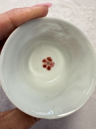 A varied collection of 13 Chinese famille rose wares, Yongzheng/Qianlong