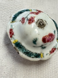 A varied collection of 13 Chinese famille rose wares, Yongzheng/Qianlong
