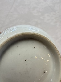 A varied collection of 13 Chinese famille rose wares, Yongzheng/Qianlong