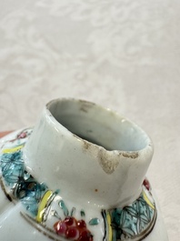 A varied collection of 13 Chinese famille rose wares, Yongzheng/Qianlong