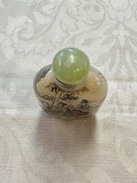 Six Chinese inside-painted snuff bottles, signed Xue Shaofu 薛少甫, Ye Fuying 葉甫英 and Yan Yutian 閻玉田, 20th C.