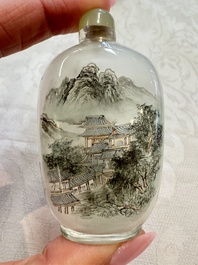 Six Chinese inside-painted snuff bottles, signed Xue Shaofu 薛少甫, Ye Fuying 葉甫英 and Yan Yutian 閻玉田, 20th C.