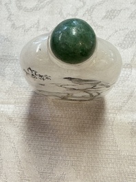 Six Chinese inside-painted snuff bottles, signed Xue Shaofu 薛少甫, Ye Fuying 葉甫英 and Yan Yutian 閻玉田, 20th C.