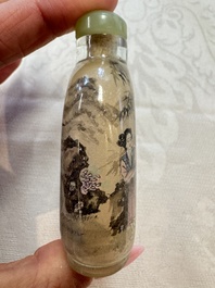 Six Chinese inside-painted snuff bottles, signed Xue Shaofu 薛少甫, Ye Fuying 葉甫英 and Yan Yutian 閻玉田, 20th C.