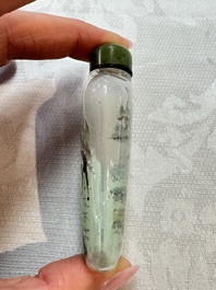 Five Chinese inside-painted snuff bottles, signed Chen Runpu 陈润璞 and Sun Xuecun 孙雪村, 20th C.