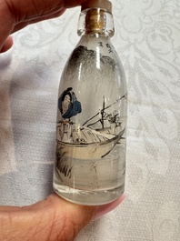 Six Chinese inside-painted snuff bottles, signed Xue Shaofu 薛少甫, Ye Fuying 葉甫英 and Yan Yutian 閻玉田, 20th C.
