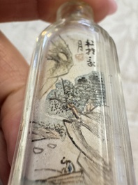 Six Chinese inside-painted snuff bottles, signed Xue Shaofu 薛少甫, Ye Fuying 葉甫英 and Yan Yutian 閻玉田, 20th C.