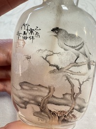 Six Chinese inside-painted snuff bottles, signed Xue Shaofu 薛少甫, Ye Fuying 葉甫英 and Yan Yutian 閻玉田, 20th C.