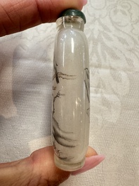 Six Chinese inside-painted snuff bottles, signed Xue Shaofu 薛少甫, Ye Fuying 葉甫英 and Yan Yutian 閻玉田, 20th C.