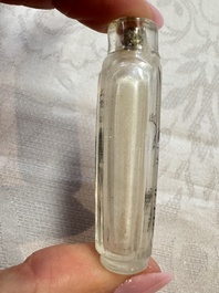 Six Chinese inside-painted snuff bottles, signed Xue Shaofu 薛少甫, Ye Fuying 葉甫英 and Yan Yutian 閻玉田, 20th C.