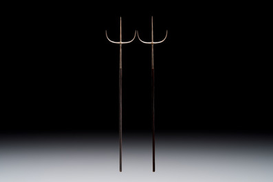 Three Chinese polearms, Qing