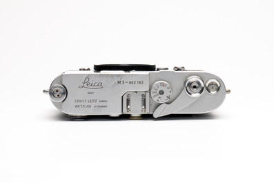 A Leica M3 Double Stroke with goggled Summaron 35 mm F3.5 lens