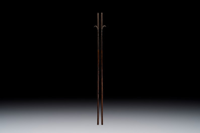 Three Chinese polearms, Qing