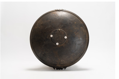 A large bronze temple bowl or 'urli', South India, 19th C.