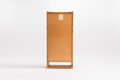 A Swedish pine wall mirror, model 279, Glasm&auml;ster, Markaryd, ca. 1960/1970