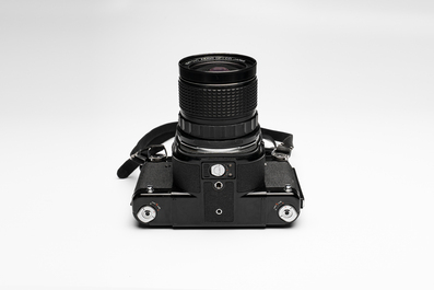 A Pentax 6x7 MLU with TTL prism, 3 lenses and accessories