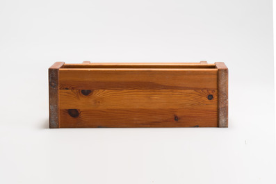 A Swedish pine wall mirror, model 279, Glasm&auml;ster, Markaryd, ca. 1960/1970
