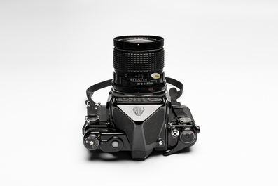 A Pentax 6x7 MLU with TTL prism, 3 lenses and accessories