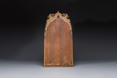 A French Louis XIV gilt-wood mirror, early 18th C.