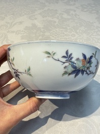 A Japanese Satsuma bowl, a pair of vases, a polychrome figure, and a marked Koransha bowl, 19/20th C.