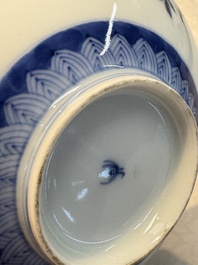 A Japanese Satsuma bowl, a pair of vases, a polychrome figure, and a marked Koransha bowl, 19/20th C.