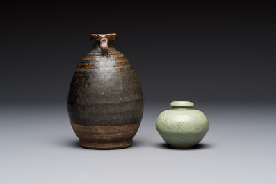A varied group of five Chinese monochrome wares, Song/Yuan