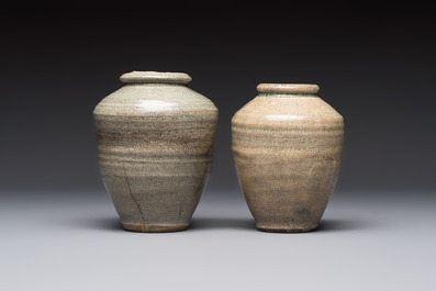 A group of 15 Chinese and Southeast Asian celadon and brown-glazed wares, 15th C. and later
