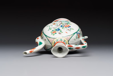 A French famille verte-style aftaba, Samson, Paris, 19th C.
