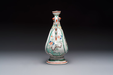 A French famille verte-style aftaba, Samson, Paris, 19th C.