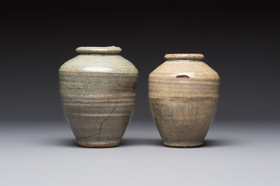 A group of 15 Chinese and Southeast Asian celadon and brown-glazed wares, 15th C. and later