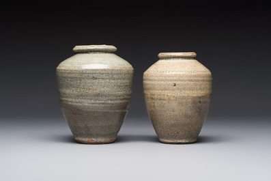 A group of 15 Chinese and Southeast Asian celadon and brown-glazed wares, 15th C. and later