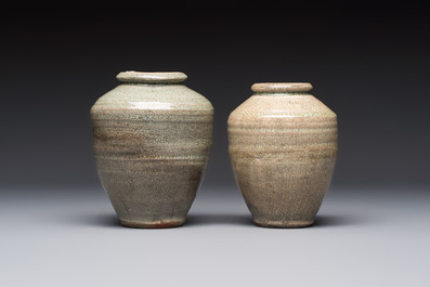 A group of 15 Chinese and Southeast Asian celadon and brown-glazed wares, 15th C. and later