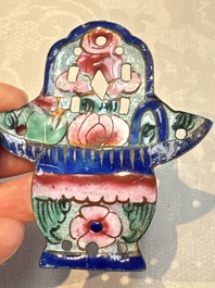 12 Chinese Canton enamel hanging ornaments, 18/19th C.
