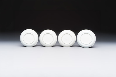 13 Chinese blue and white wares and four sets of Japanese Imari cups and saucers, 17/18th C.