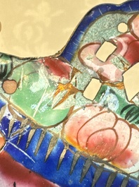12 Chinese Canton enamel hanging ornaments, 18/19th C.